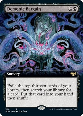 Image for Demonic Bargain (Extended Art) (368) [Innistrad: Crimson Vow]