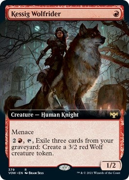 Image for Kessig Wolfrider (Extended Art) (379) [Innistrad: Crimson Vow]