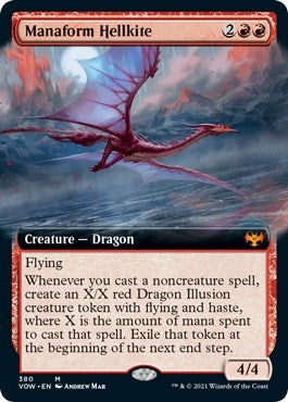 Image for Manaform Hellkite (Extended Art) (380) [Innistrad: Crimson Vow]