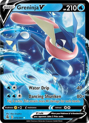 Image for Greninja V (073/264) [SWSH08: Fusion Strike]