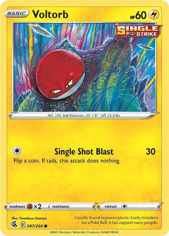 Image for Voltorb (087/264) [SWSH08: Fusion Strike]