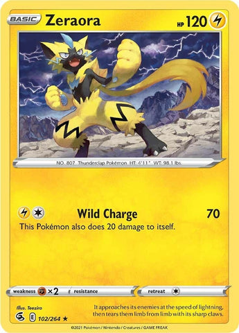 Image for Zeraora (102/264) [SWSH08: Fusion Strike]