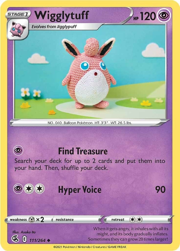 Image for Wigglytuff (111/264) [SWSH08: Fusion Strike]
