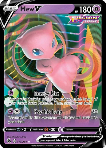 Image for Mew V (113/264) [SWSH08: Fusion Strike]