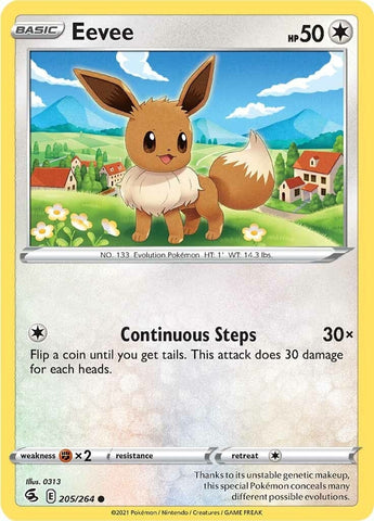 Image for Eevee (205/264) [SWSH08: Fusion Strike]