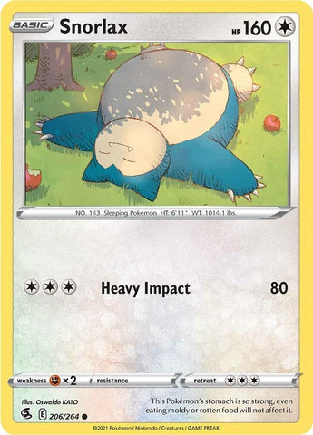 Image for Snorlax (206/264) [SWSH08: Fusion Strike]