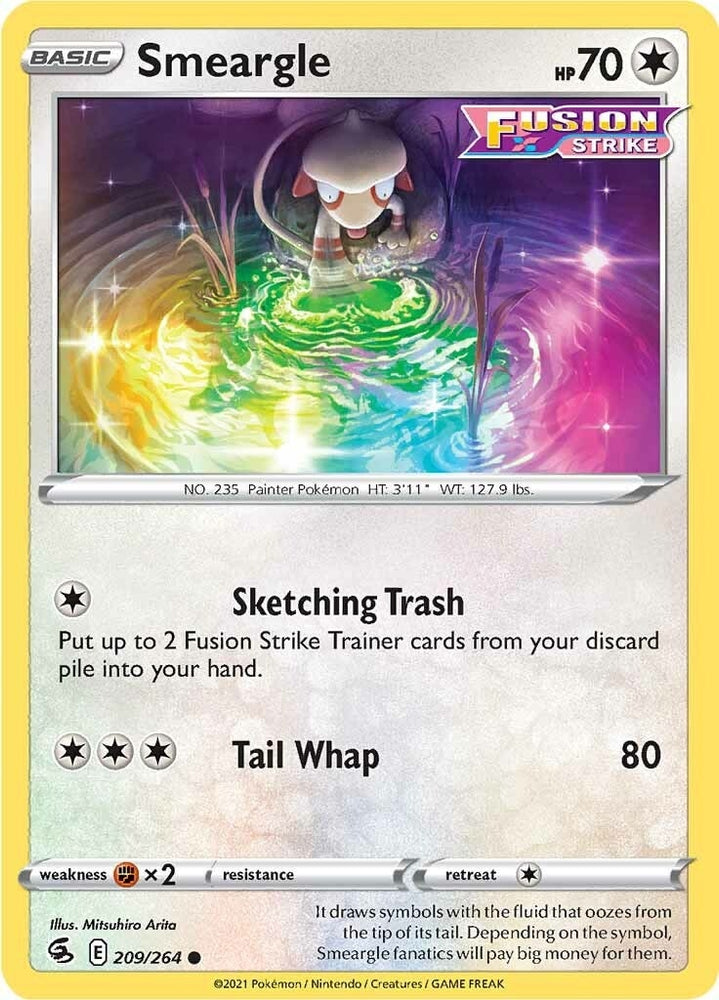 Image for Smeargle (209/264) [SWSH08: Fusion Strike]