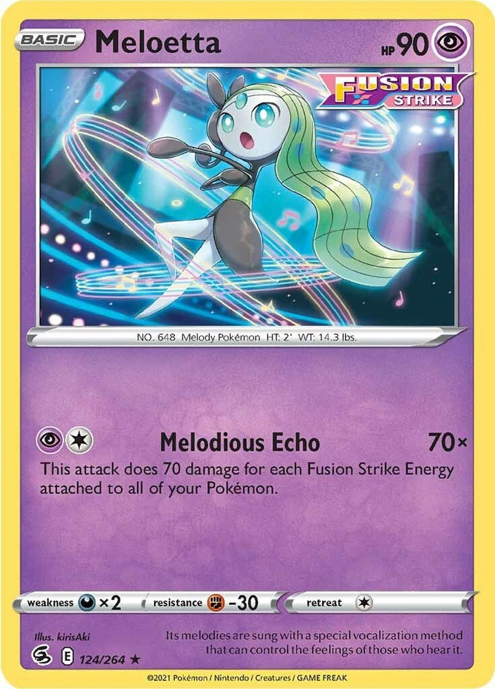 Image for Meloetta (124/264) [SWSH08: Fusion Strike]