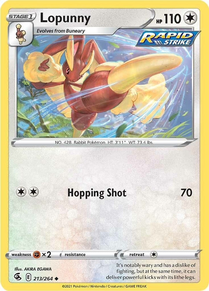 Image for Lopunny (213/264) [SWSH08: Fusion Strike]