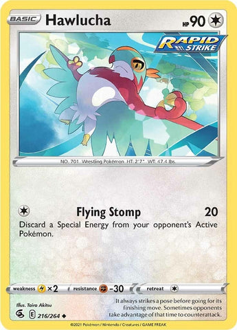 Image for Hawlucha (216/264) [SWSH08: Fusion Strike]