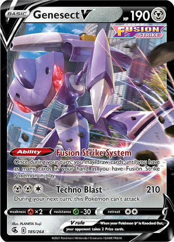 Image for Genesect V (185/264) [SWSH08: Fusion Strike]