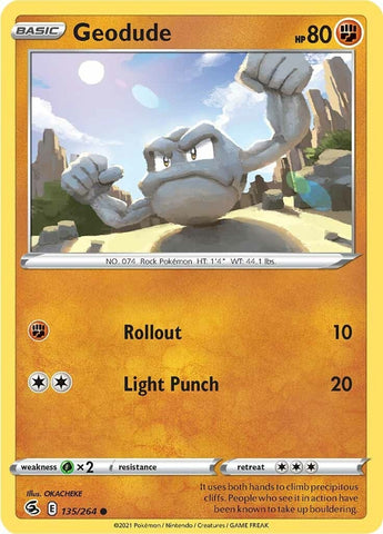 Image for Geodude (135/264) [SWSH08: Fusion Strike]