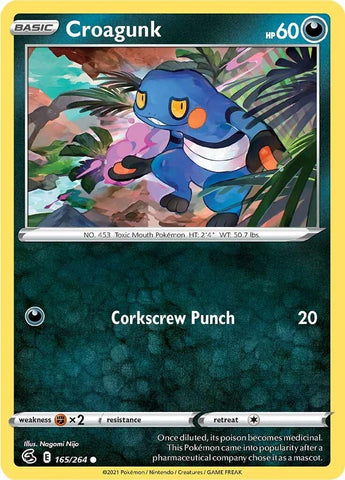 Image for Croagunk (165/264) [SWSH08: Fusion Strike]
