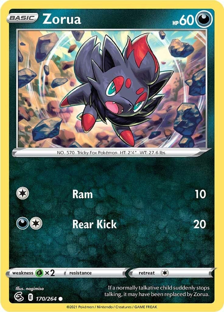 Image for Zorua (170/264) [SWSH08: Fusion Strike]