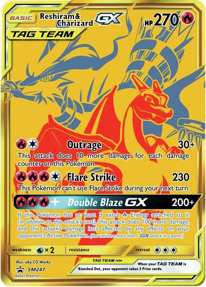Image for Reshiram & Charizard GX - SM247 (SM247) [SM Promos]