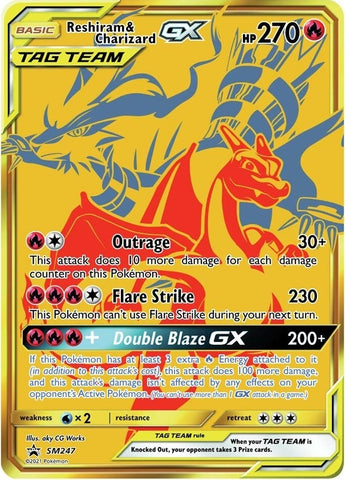 Image for Reshiram & Charizard GX - SM247 (SM247) [SM Promos]