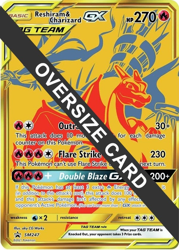 Image for Reshiram & Charizard GX (SM247) [Jumbo Cards]