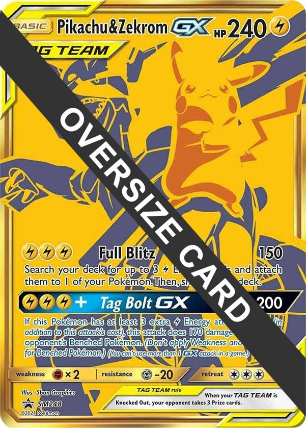 Image for Pikachu & Zekrom GX (SM248) [Jumbo Cards]