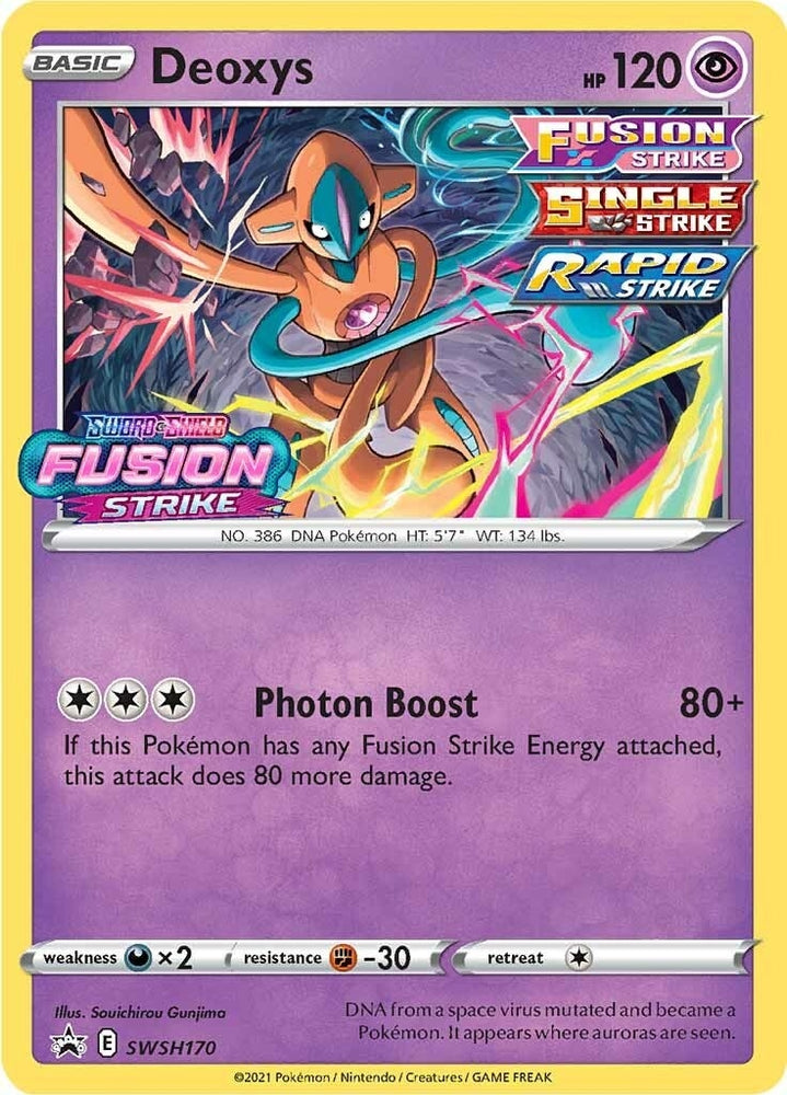 Image for Deoxys - SWSH170 (Prerelease) (SWSH170) [SWSH: Sword & Shield Promo Cards]