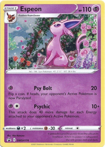 Image for Espeon - SWSH174 (SWSH174) [SWSH: Sword & Shield Promo Cards]
