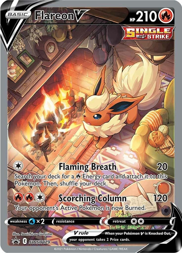 Image for Flareon V - SWSH179 (SWSH179) [SWSH: Sword & Shield Promo Cards]
