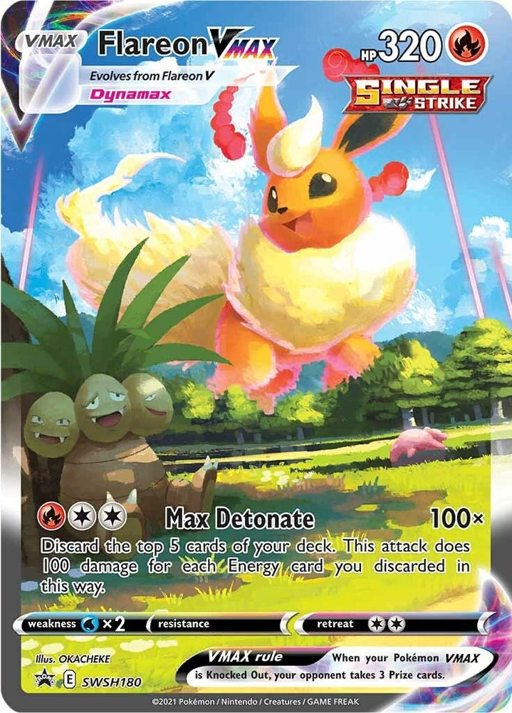 Image for Flareon VMAX - SWSH180 (SWSH180) [SWSH: Sword & Shield Promo Cards]