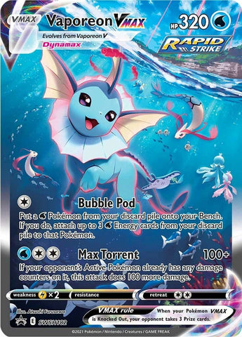 Image for Vaporeon VMAX - SWSH182 (SWSH182) [SWSH: Sword & Shield Promo Cards]