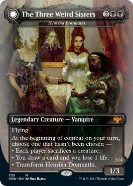 Image for The Three Weird Sisters - Henrika Domnathi (335) [Innistrad: Crimson Vow]