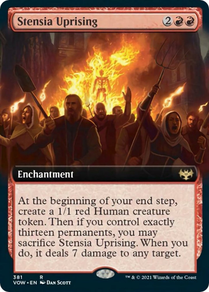 Image for Stensia Uprising (Extended Art) (381) [Innistrad: Crimson Vow]