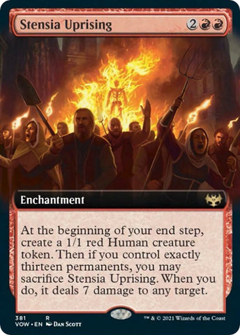 Image for Stensia Uprising (Extended Art) (381) [Innistrad: Crimson Vow]