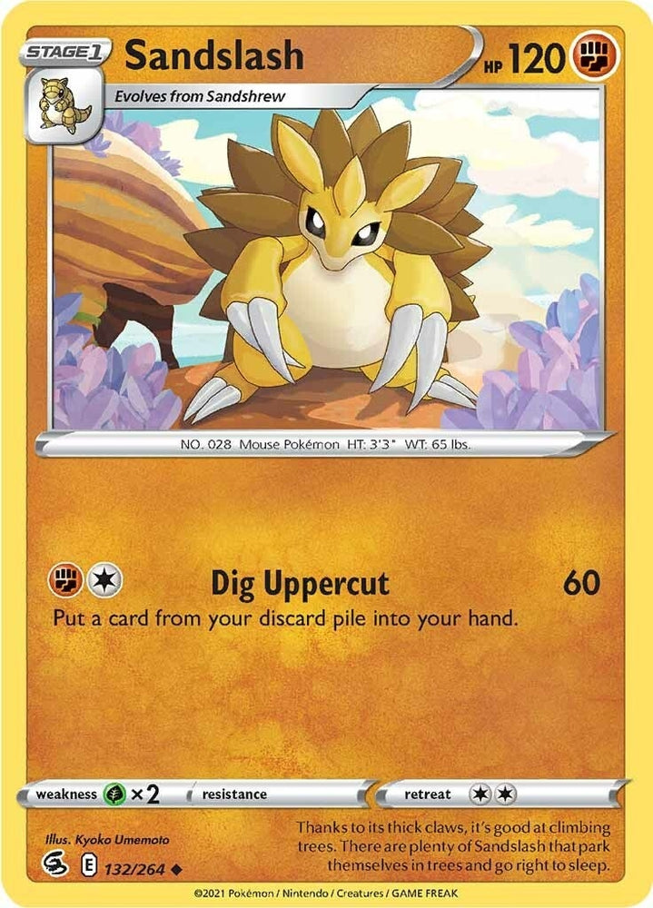 Image for Sandslash (132/264) [SWSH08: Fusion Strike]