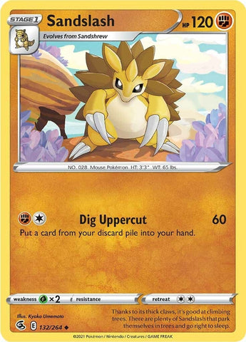 Image for Sandslash (132/264) [SWSH08: Fusion Strike]