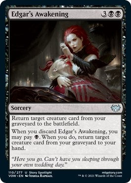 Image for Edgar's Awakening (110) [Innistrad: Crimson Vow]