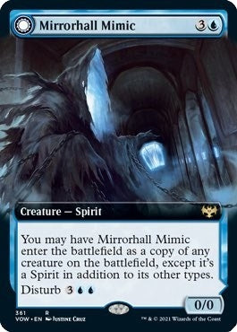 Image for Mirrorhall Mimic (Extended Art) (361) [Innistrad: Crimson Vow]
