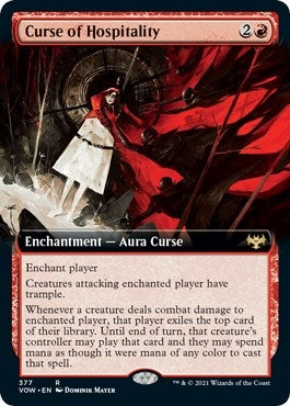 Image for Curse of Hospitality (Extended Art) (377) [Innistrad: Crimson Vow]