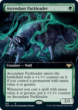 Image for Ascendant Packleader (Extended Art) (383) [Innistrad: Crimson Vow]
