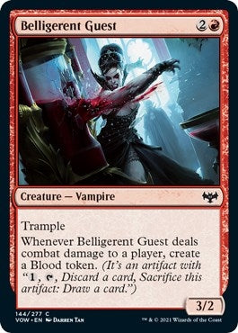 Image for Belligerent Guest (144) [Innistrad: Crimson Vow]