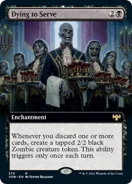 Image for Dying to Serve (Extended Art) (370) [Innistrad: Crimson Vow]