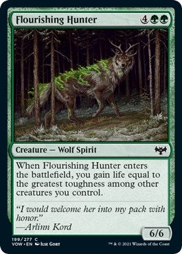Image for Flourishing Hunter (199) [Innistrad: Crimson Vow]