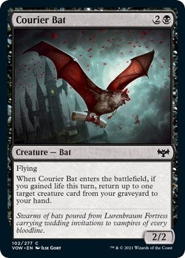 Image for Courier Bat (102) [Innistrad: Crimson Vow]