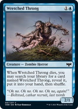 Image for Wretched Throng (91) [Innistrad: Crimson Vow]