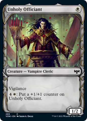Image for Unholy Officiant (Showcase) (286) [Innistrad: Crimson Vow]