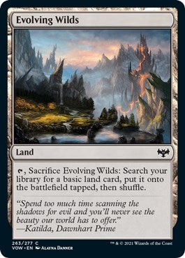 Image for Evolving Wilds (263) [Innistrad: Crimson Vow]