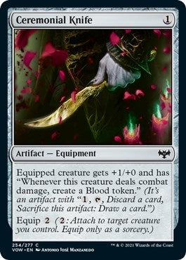 Image for Ceremonial Knife (254) [Innistrad: Crimson Vow]
