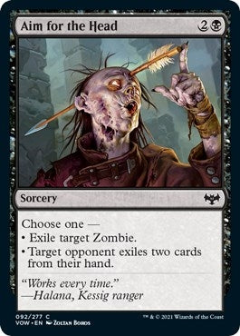 Image for Aim for the Head (92) [Innistrad: Crimson Vow]