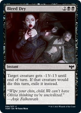 Image for Bleed Dry (94) [Innistrad: Crimson Vow]