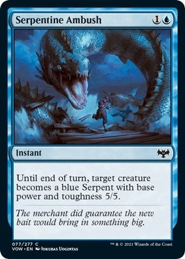 Image for Serpentine Ambush (77) [Innistrad: Crimson Vow]