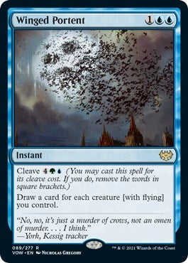 Image for Winged Portent (89) [Innistrad: Crimson Vow]