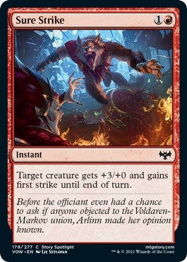 Image for Sure Strike (179) [Innistrad: Crimson Vow]