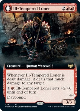 Image for Ill-Tempered Loner (Extended Art) (378) [Innistrad: Crimson Vow]